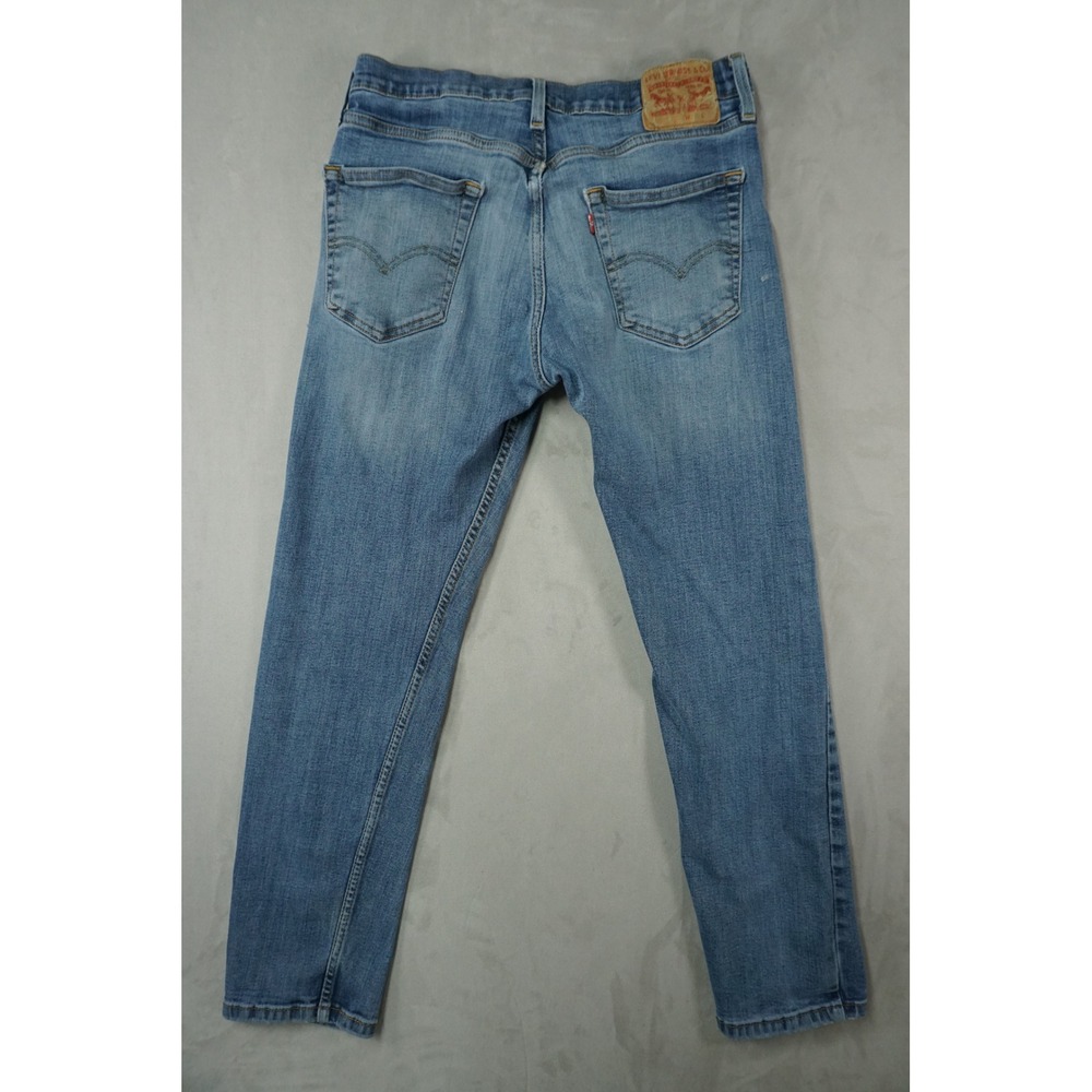 Levis 511 Jeans Slim Fit Mens 32x28 Blue Medium Wash Stretch Denim - Picture 2 of 10